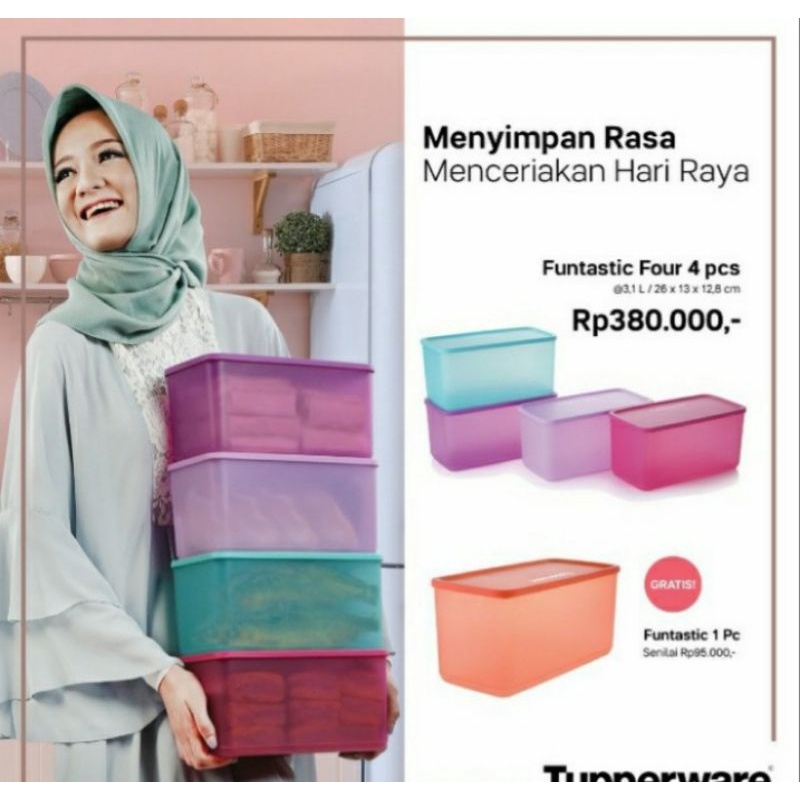 Funtastic four 4 free 1 Tupperware promo