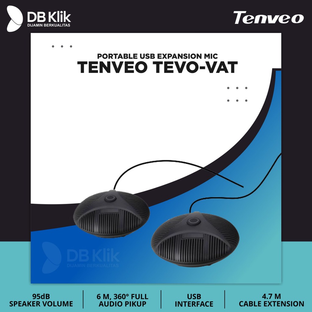 Microphone TENVEO TEVO-VAT Portable Expansion for TEVO-A3000B &amp; NV20U