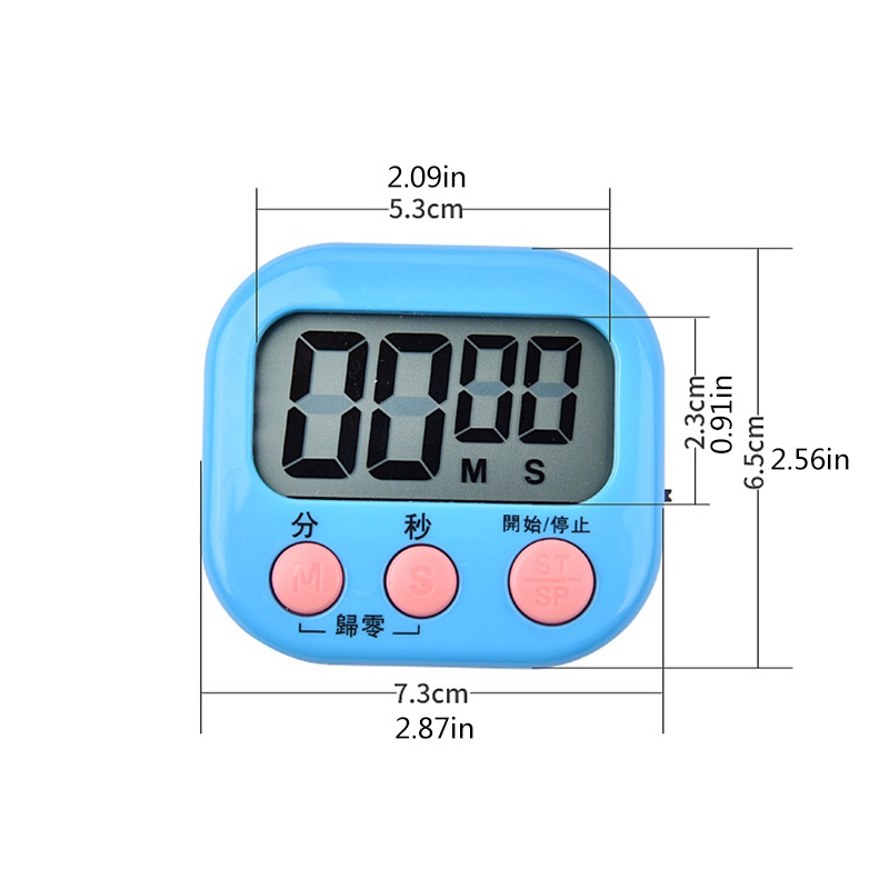 Timer Digital Magnetik Dengan Layar Lcd Untuk Memasak