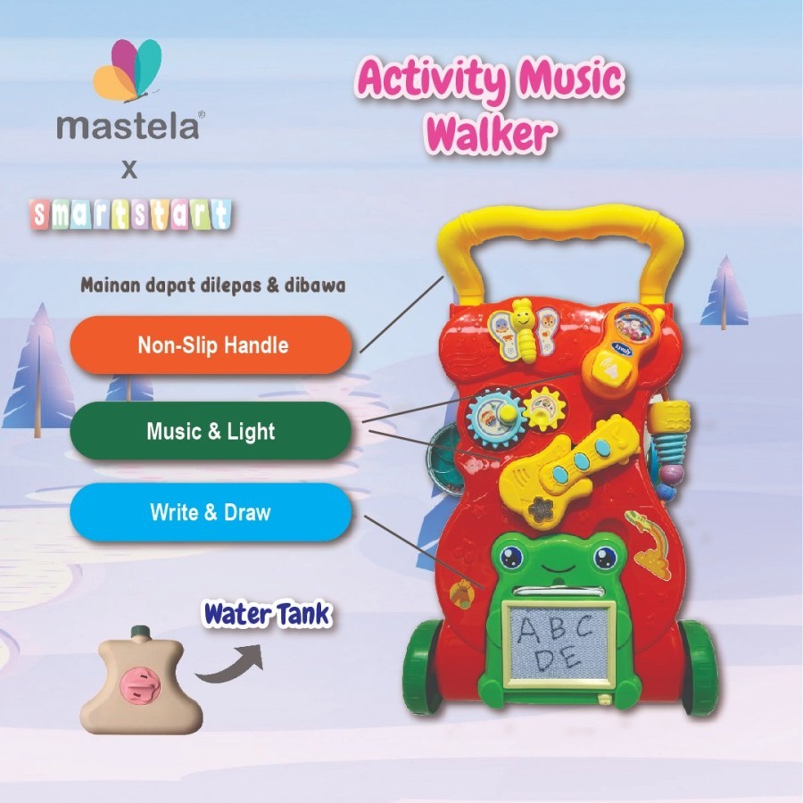 MASTELA Baby Walker - Activity / Push Walker Music, Play and Learn