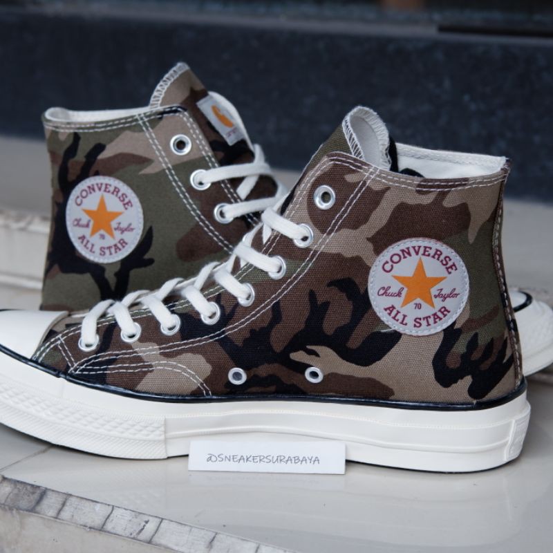 Carhartt x Converse Chuck Taylor 1970s Hi Covert Green CT 70 CT 70s