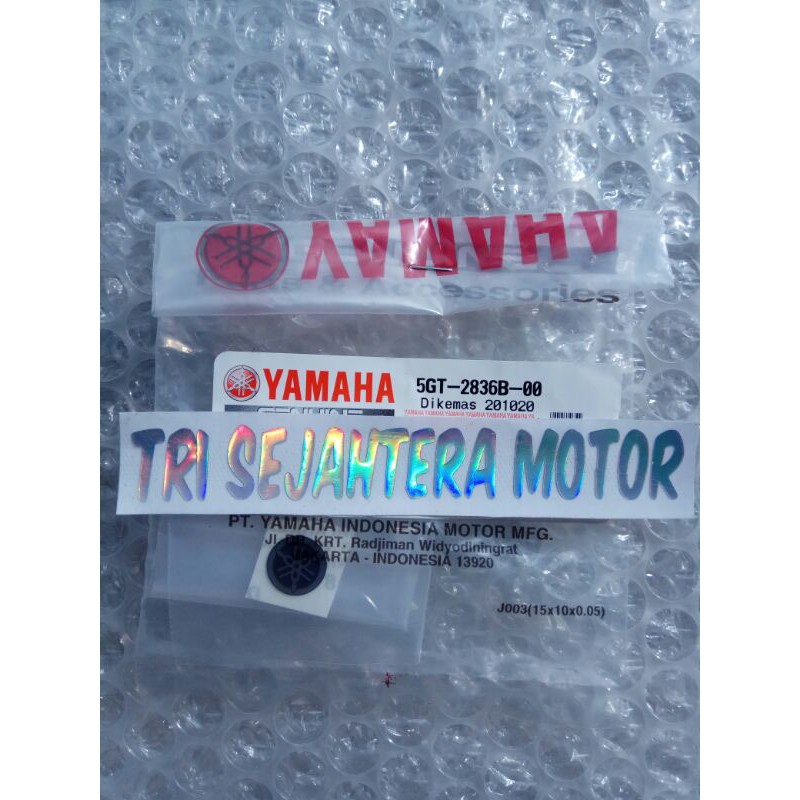 Tuning fork mark emblem logo garputala cover spidometer RX King Scorpio Z Original Asli Yamaha 5GT-2