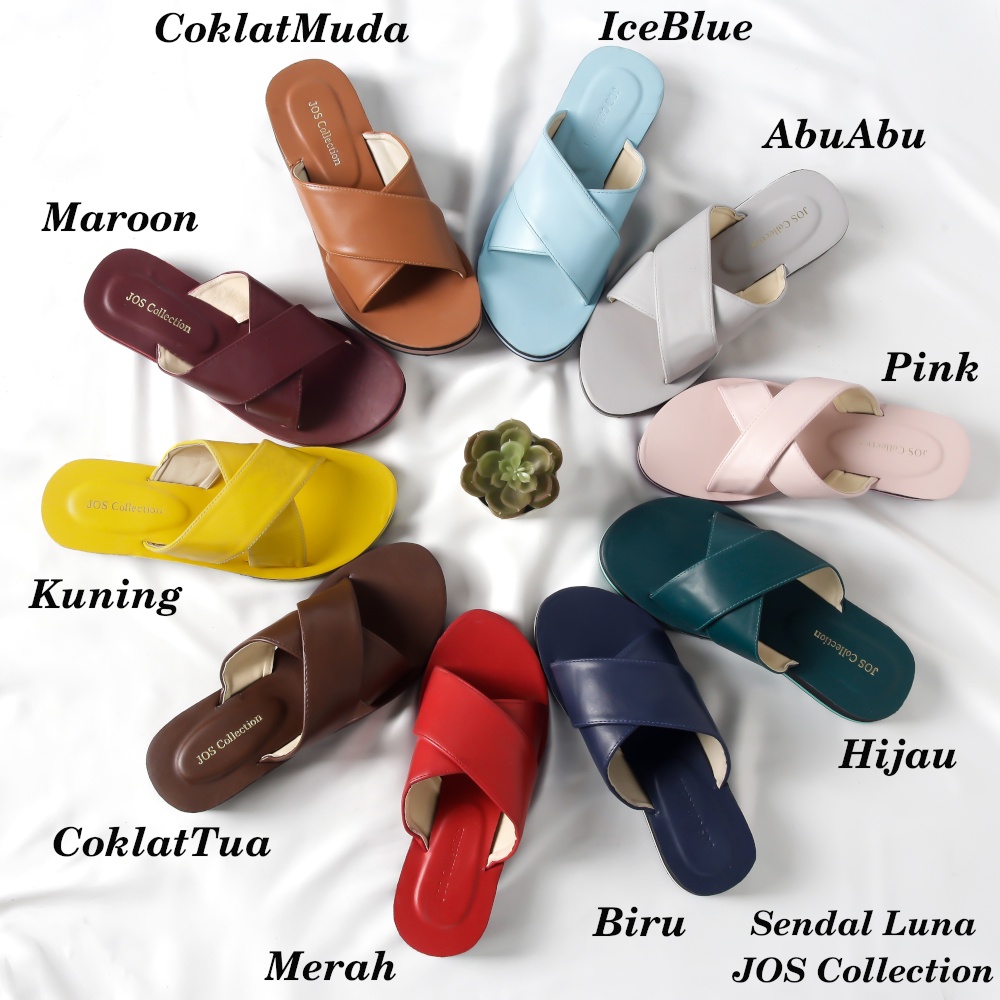 Sandal Wanita - Wedges Luna by Jos Collection