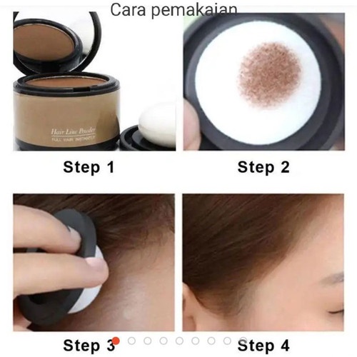 Hair Shadow Powder Bedak Penutup garis rambut / Botak / Penutup uban