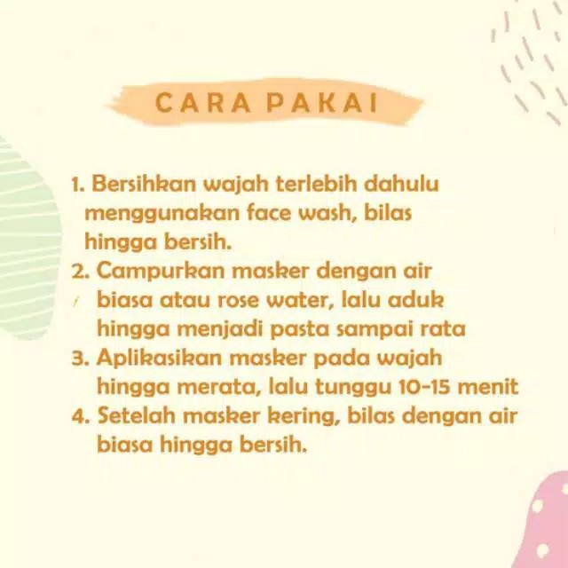 MASKER YOURA ORGANIK OAT Premium 100% organik alami