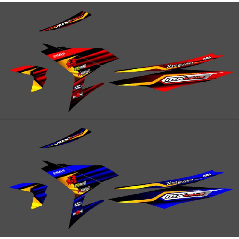 STRIPING MX KING DECAL MX KING STICKER MX KING VARIASI MX KING STRIPING VARIASI MX KING MXKING