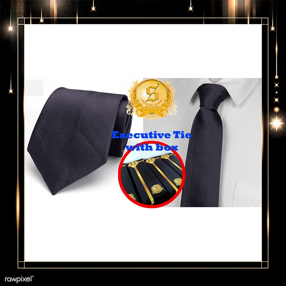 Dasi pria formal warna abu tua garis kecil halus tidak kilap sse trade center