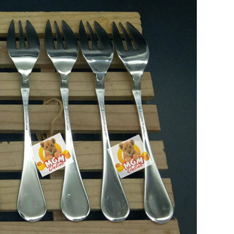 Made in JAPAN - SILVER Garpu Kue Stainless Japan TEBAL