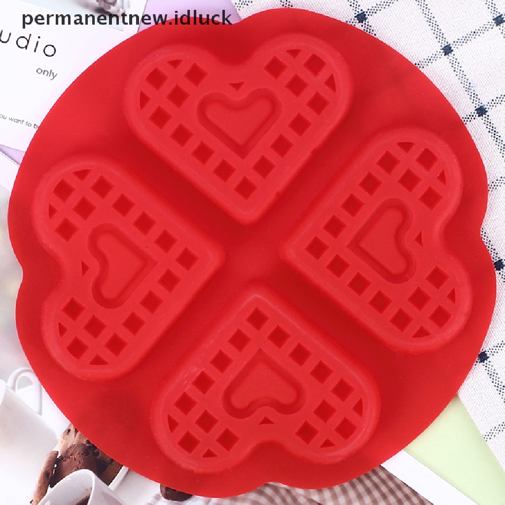 Cetakan Pembuat Waffle Kue Bahan Silikon Untuk Dapur