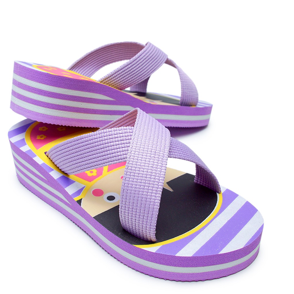 DNOIR Sandal Anak Perempuan SELOP3136 UNGU