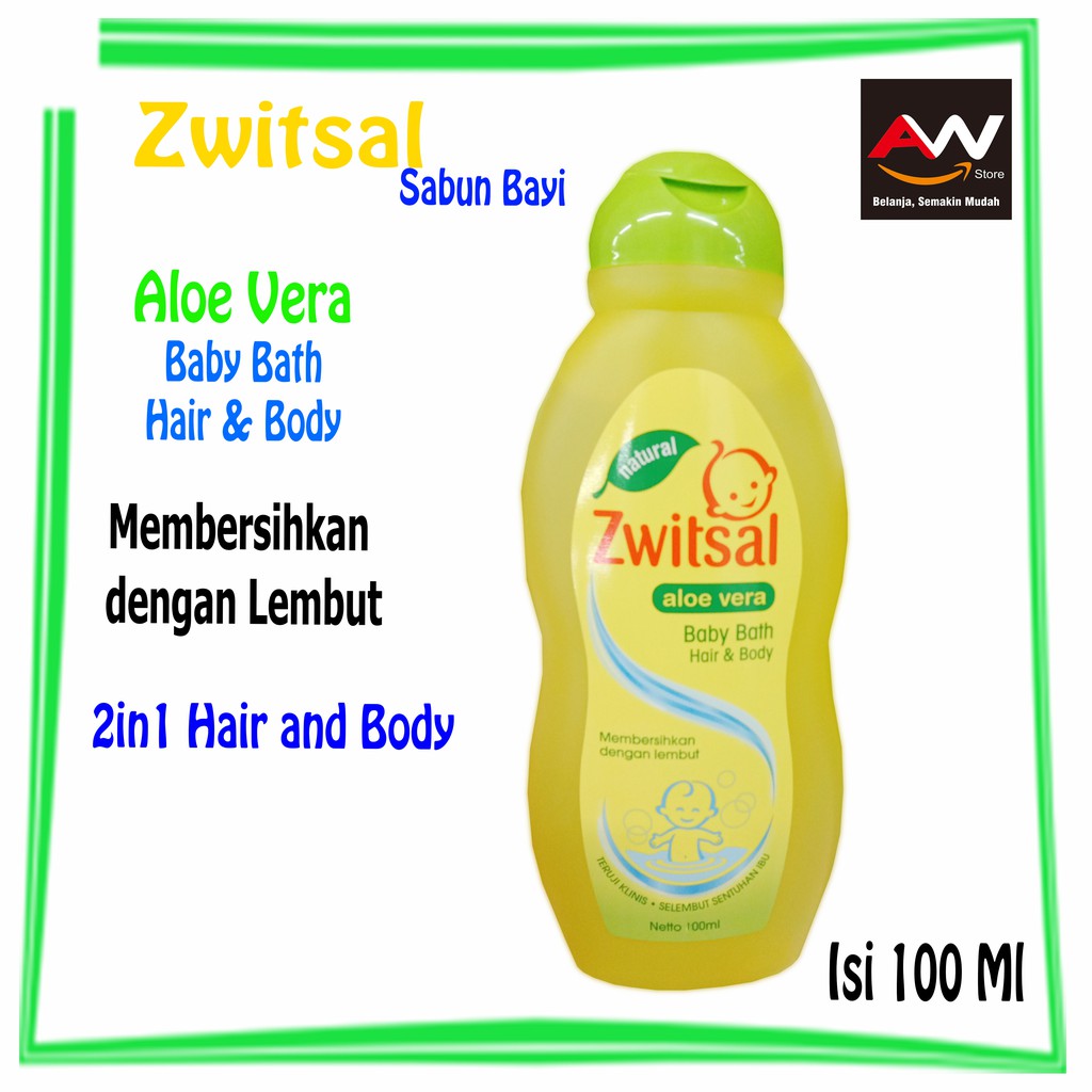 Jual ZWITSAL NATURAL BABY BATH 2IN1 HAIR AND BODY 100 ZWITSAL BABY ...