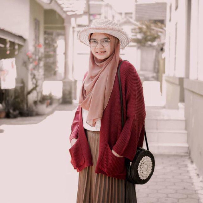 LOOCY CARDIGAN RAJUT OVERSIZE / CARDY RAJUT