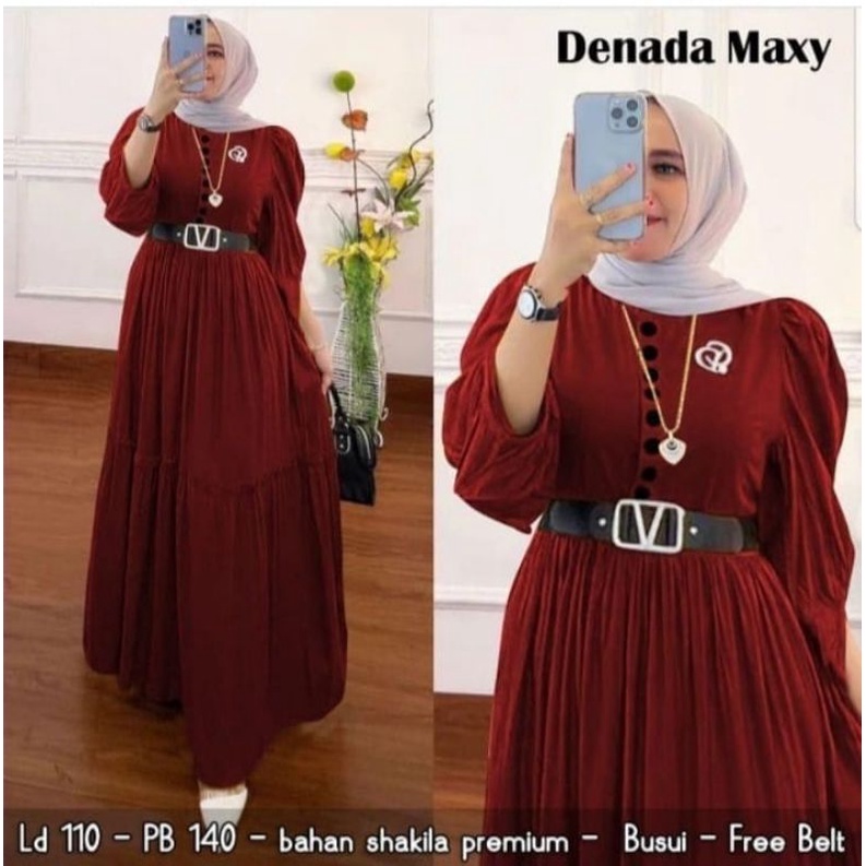 DRESS MUSLIM, baju wanita, baju gamis, dress, gamis, Baju gamis, fashion wanita, Denada Maxy