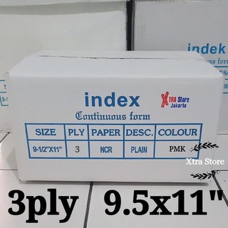 Continuous Form Merk Paperline 3 Ply Hvs Ukuran A4 Atau 9 5 X 11inchi Full Set Shopee Indonesia