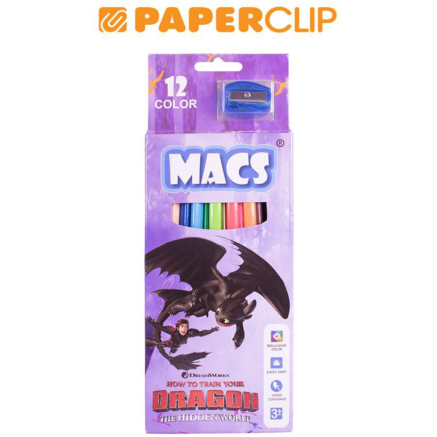 

PENCIL COLOUR / PENCIL WARNA MACS DRAGON 12 SHEET