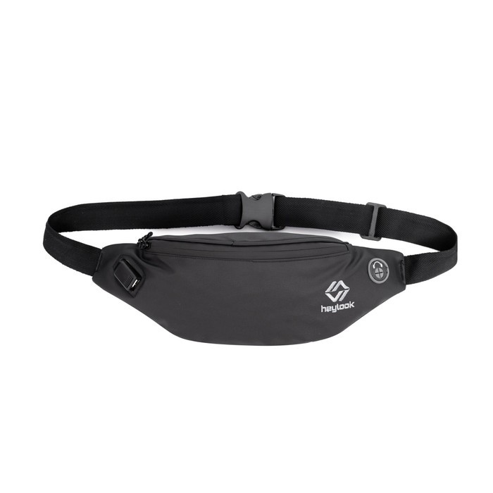 HEYLOOK  TAS SELEMPANG PRIA WAISTBAG USB WATERPROOF FELIX ORIGINAL HEYLOOK