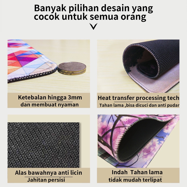 Mouse pad Gaming XL Peta Dunia Mousepad Besar/Alas keyboard