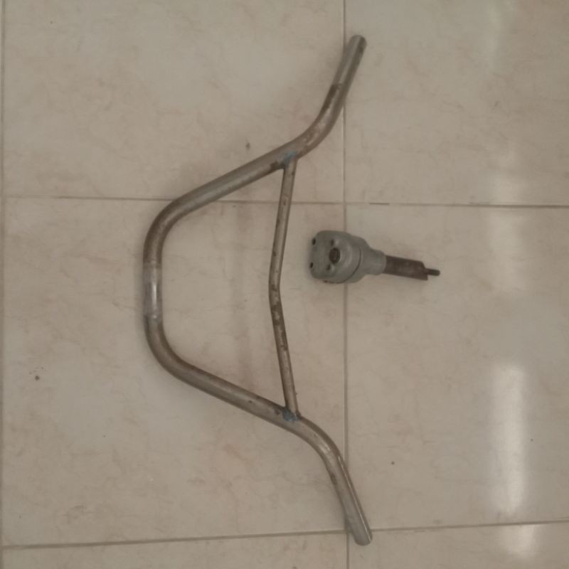 stem BMX V bar dan stem alloy 2nd copotan OS BMX