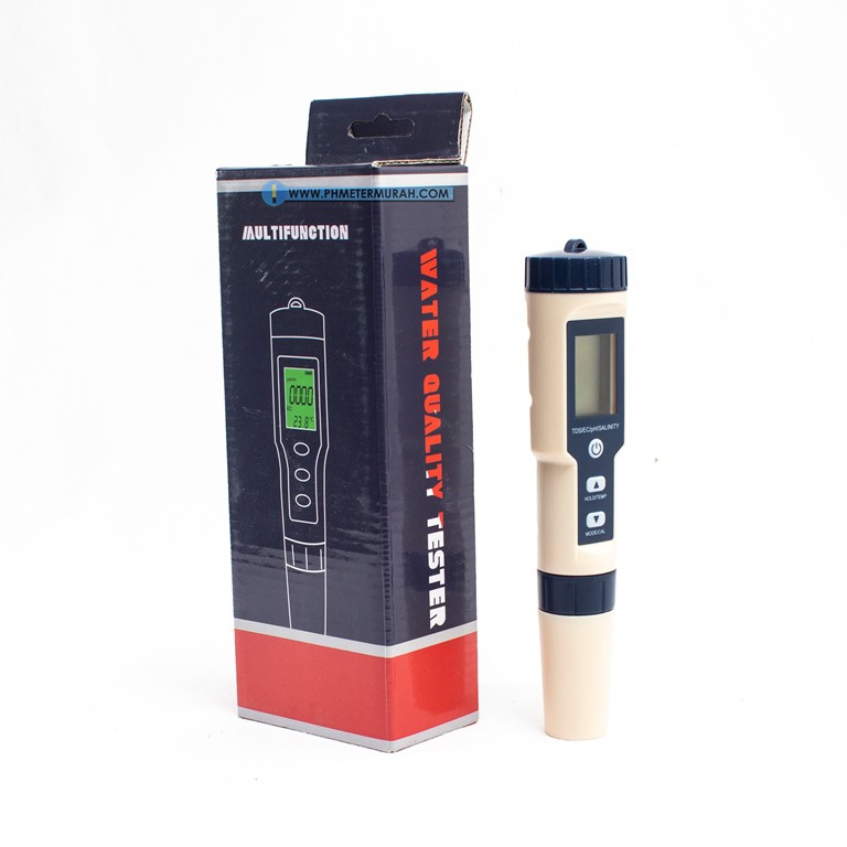 PH METER EZ-9909 Water Quality Tester 5in1 TDS/EC/PH/SALINITY &amp; Temperature