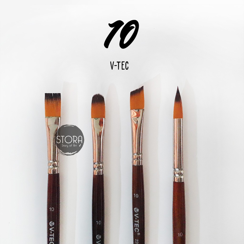 

V-Tec Artist Brush 10 / Vtec Kuas Lukis Gambar No 10