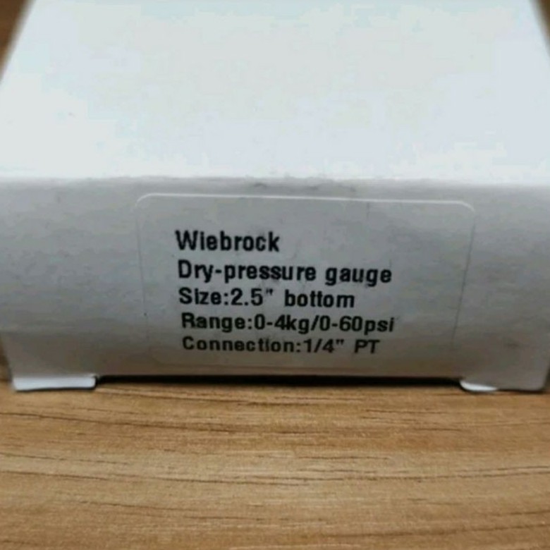 Pressure Gauge 6 Bar Naomoto - NagaMoto - Yuli Dengki - Maomoto - MTsai