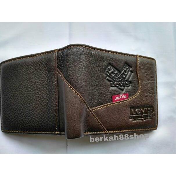 [KODE W4569] Dompet Kulit Asli Pria Levis 8007 Motif #dompet #dompetPria #dompetKulit