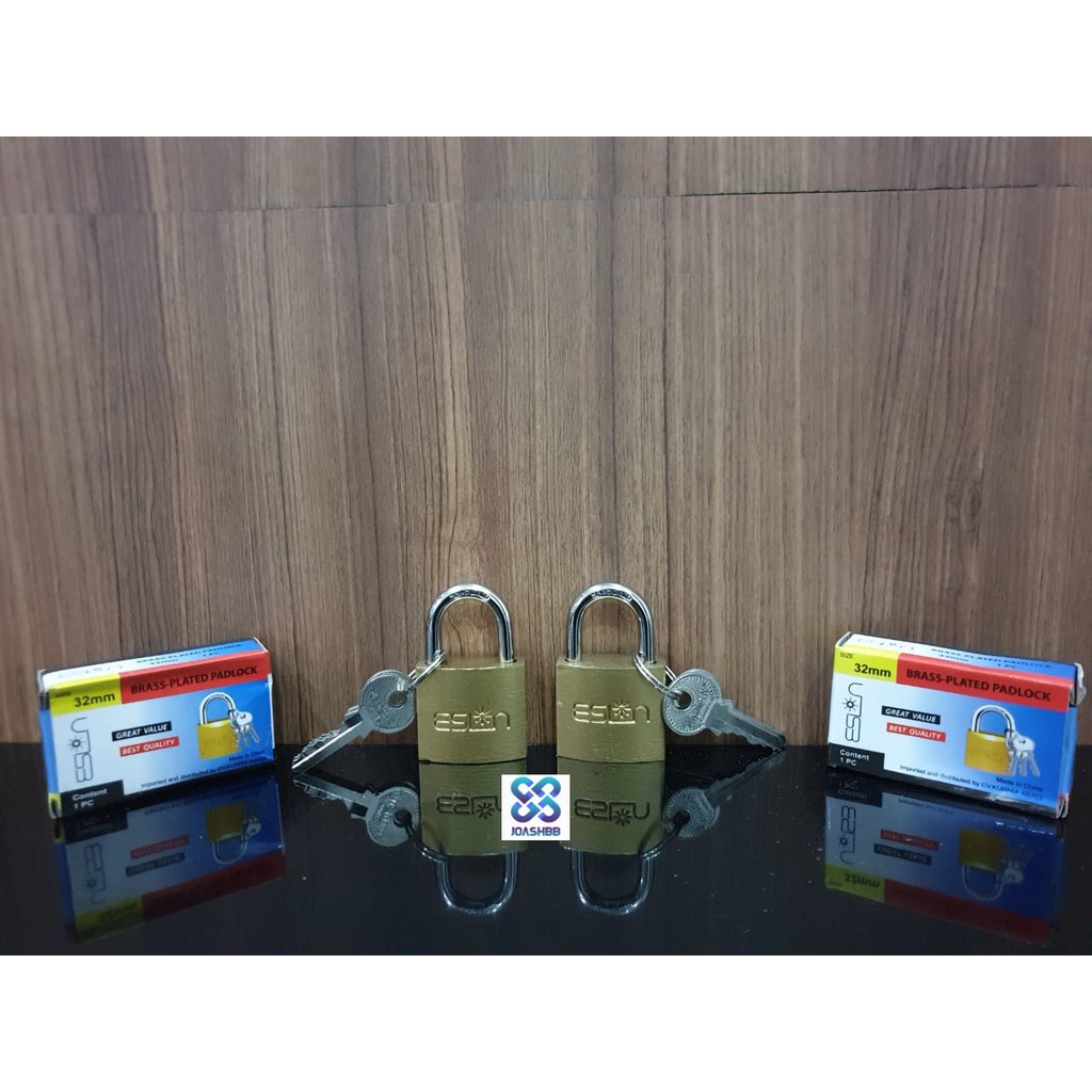 Gembok Besi Kuning ESLON / Padlock Kuning