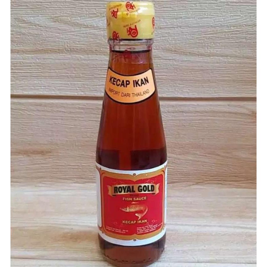 Royal Gold Fish Sauce Royal Gold Kecap Ikan Cap Ikan Merah HALAL 200 ml