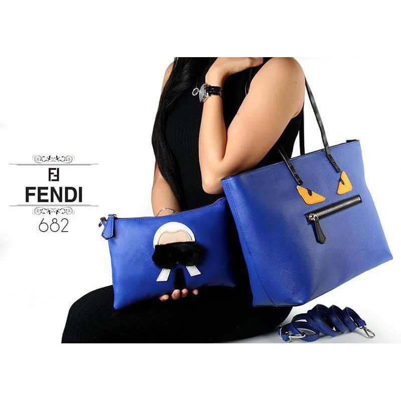 Promo Fendi Monster Tote Bag 682# -V1C 2 in 1 Murah 
