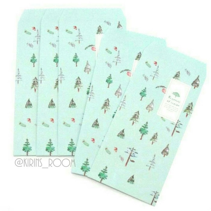 

Amplop Persegi Panjang Buka Atas / Envelope Seri Motif Season (A)