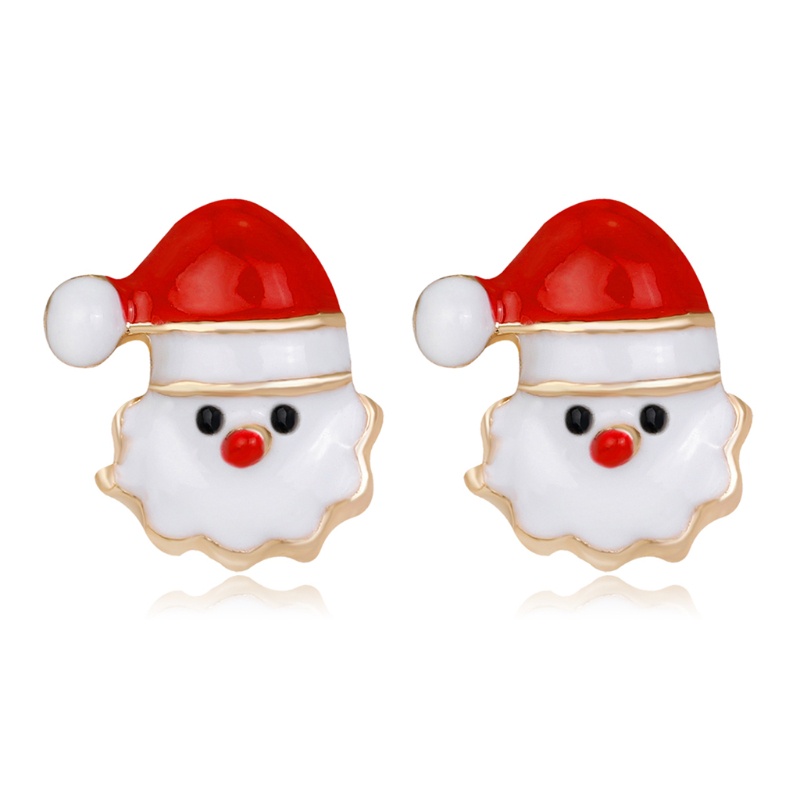 Siy Anting Tusuk Desain Pohon Natalsanta Claus Untuk Wanita