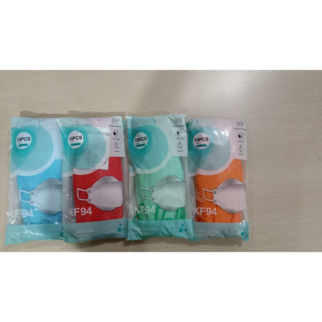 Masker KF94 Warna 4Ply isi 10 Pcs Korea Mask