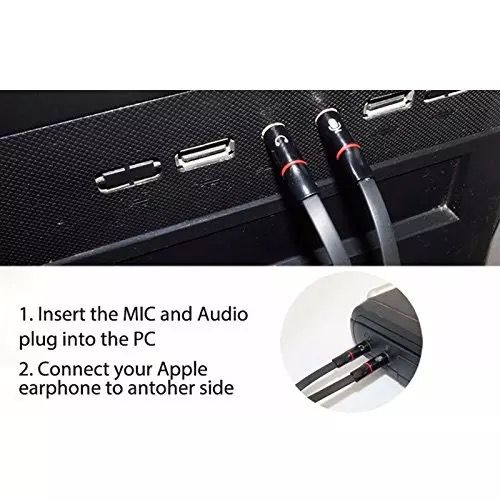 [RO ACC]AUDIO MIC GAMING SPLITTER FOR PC SPEAKER LAPTOP HEADPHONE MOBILE