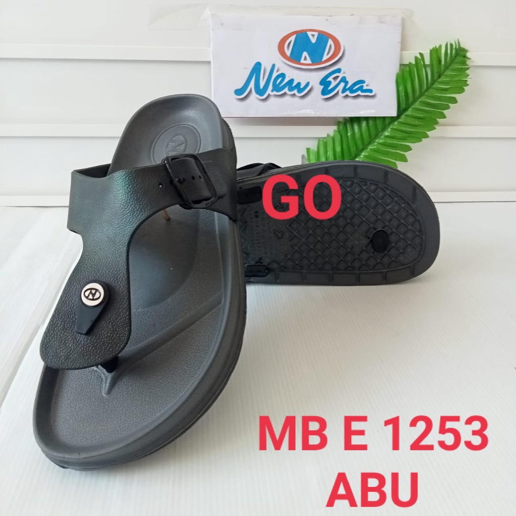 gos NEW ERA MB E1253/MB E71253 &amp; ATT PSJ 4106 Sandal Karet Sintetis Pria 39/43