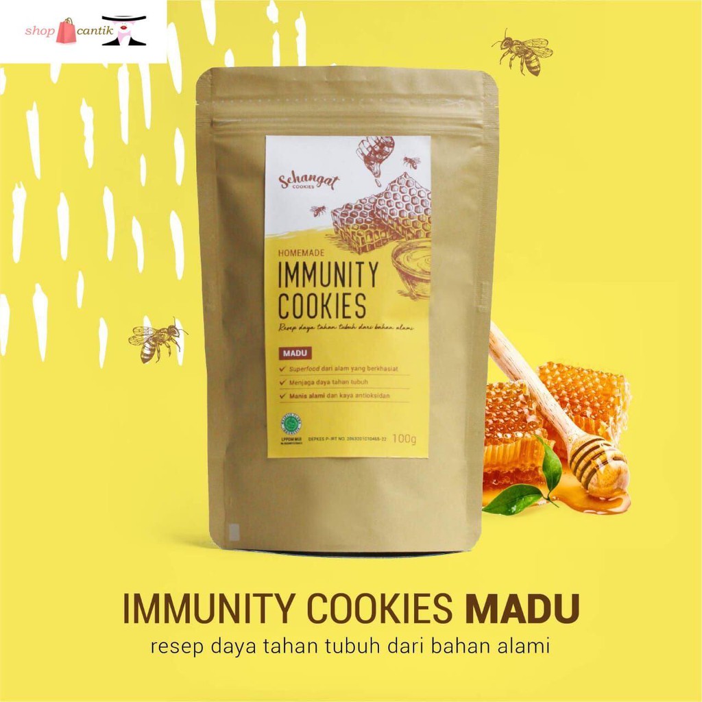 

SEHANGAT/ IMMUNITY COOKIES HONEY/ SEHANGAT MADU/ KESEHATAN HERBAL