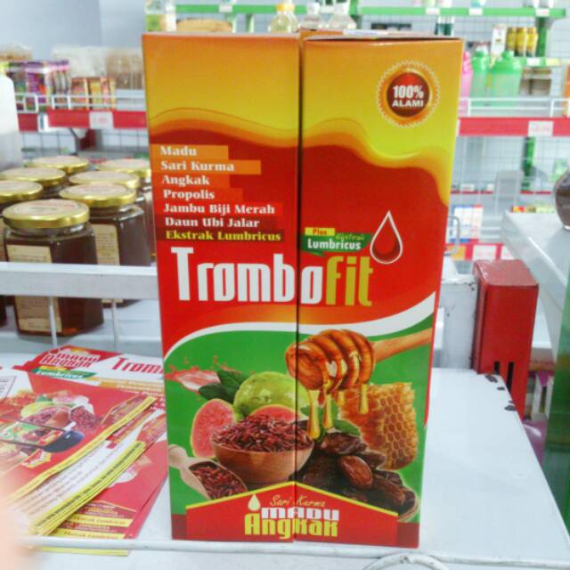 Trombofit sari kurma madu angkak plus propolis lumbricus