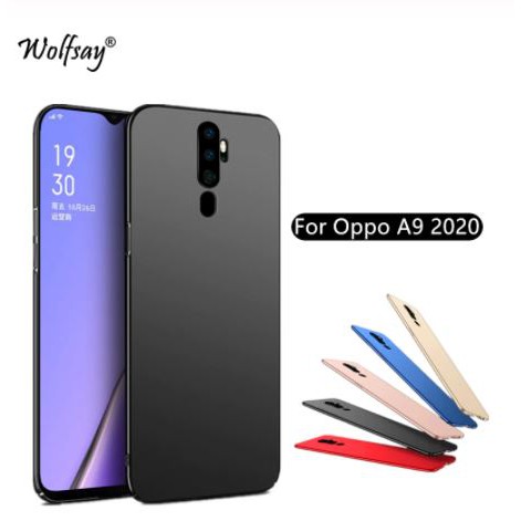 Cover OPPO A5 A9 2020 Casing Polos Tahan Retak Slim Fit Hard Case