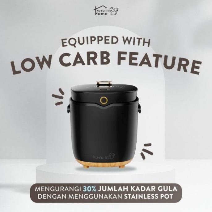 Rice Cooker Low Carbo Kurumi Kh201 Rendah Karbo 2 Liter Denavitaloka
