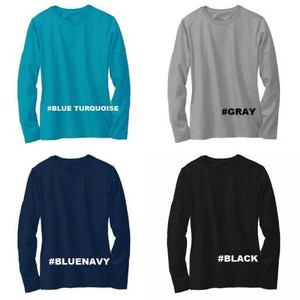 KAOS POLOS COTTON COMBED 30S LENGAN PANJANG