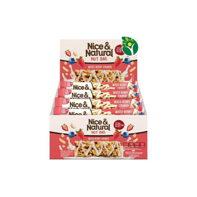 

NICE AND NATURAL MIXED BERRY 1 BOX NUT BAR