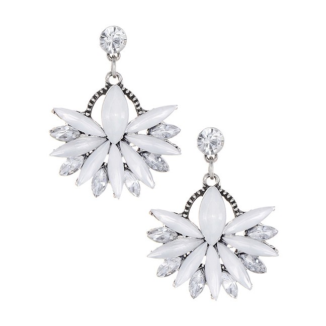 LRC Anting Tusuk Fashion Diamond Decorated E83884