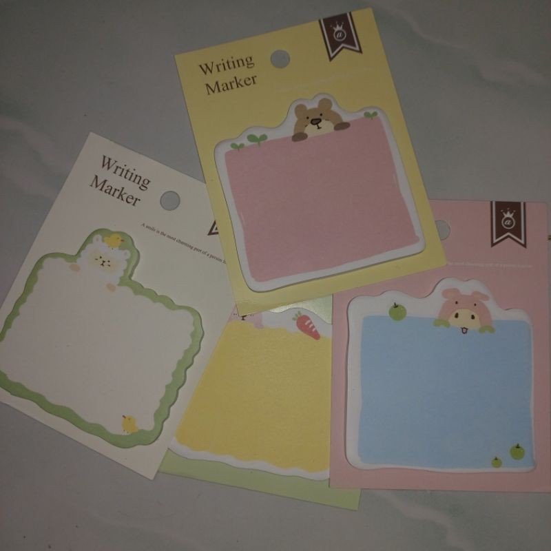 

30 LEMBAR STICKY NOTE MINI KARAKTER