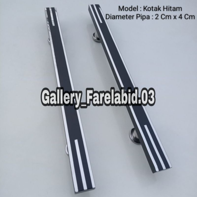 1 Meter Handle Pintu Rumah Stainless Steel 100 Cm Gagang Pintu 80 Cm Pegangan Pintu Kupu Tarung Tarikan Minimalis