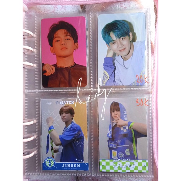 [ booked ] TREASURE JIHOON HYUNSUK CH2 TMATCH PHOTOCARD PC