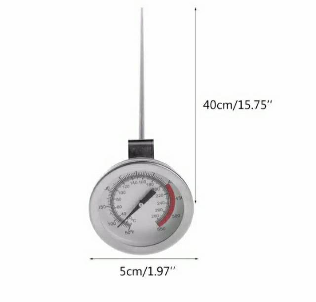 THERMOMETER DEEP FRY THERMOMETER ALAT UKUR SUHU PANAS MINYAK GORENG MEKANIK MASAK SERBAGUNA