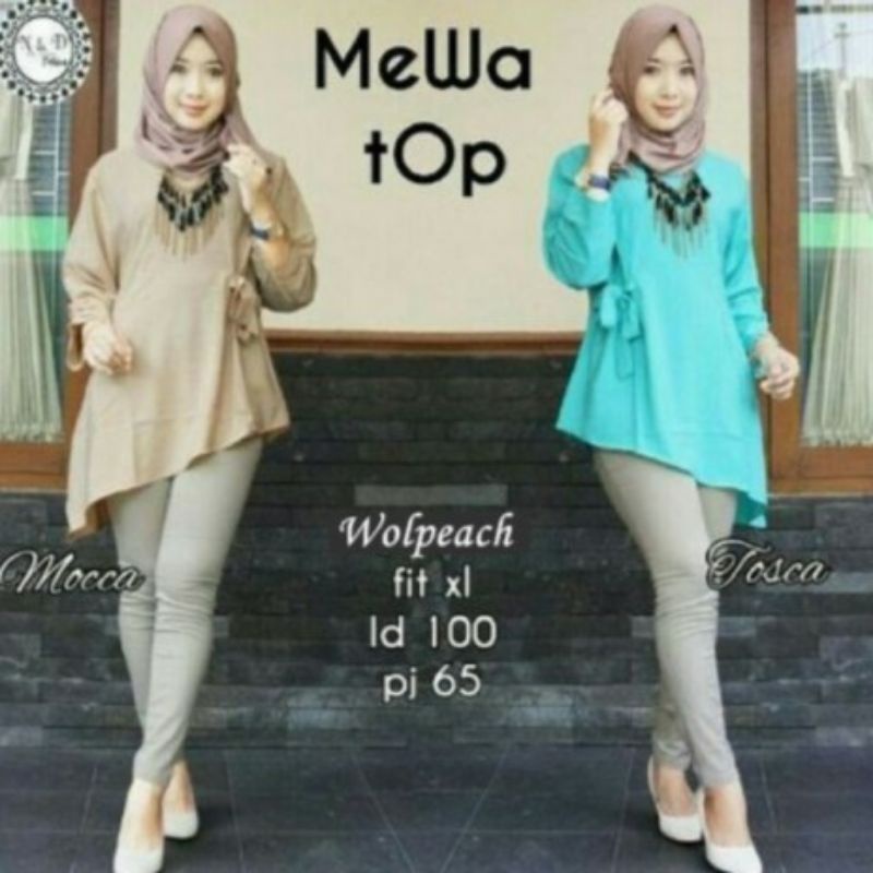 Mewa top atasan wanita fashion remaja