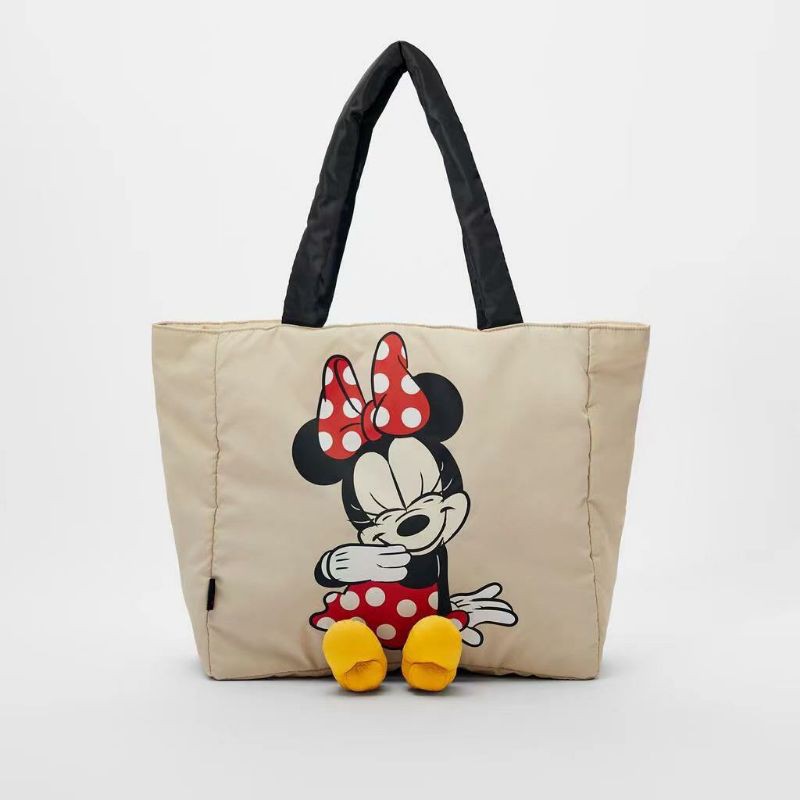 Tas Parasut | Tas Minnie | Zara Bag | Totebag | Tote Bag | Disney | Tas Olahraga | Tas Anti Air