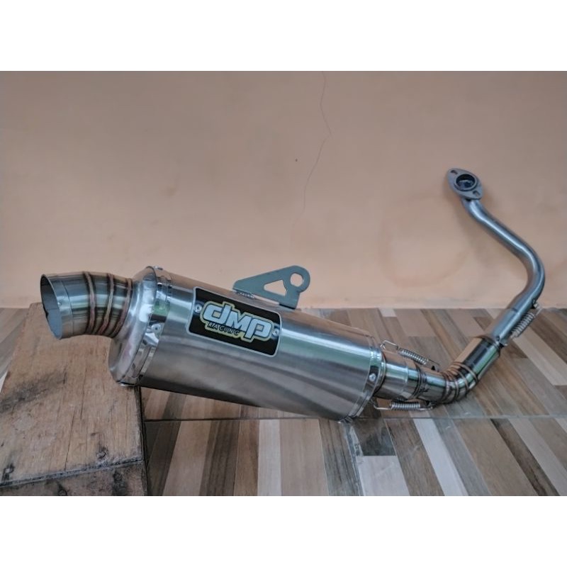 Knalpot Matic Beat New LED Original DMP Racing