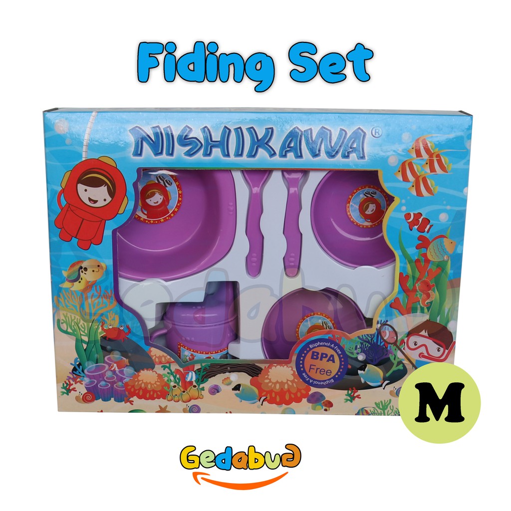 Perlengkapan Makan Bay Gift Set | Feeding Set Nishikawa ( Ukuran L )