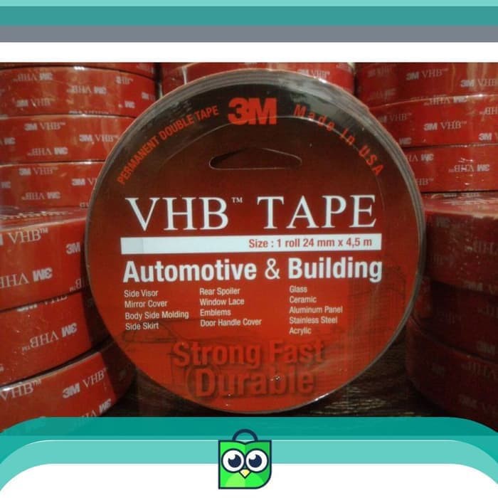 

Isolasi Dobel Double Tape 3M VHB 24mm x 4.5m 25 mm 4.5 meter